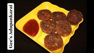 cheesy CAULIFLOWER PALAK tikki | கோபி பாலக் கட்லெட்