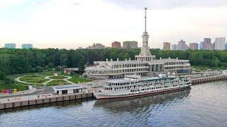 Flights over the luxury ship Volga Dream