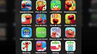 Sesame Street Alphabet Kitchen,Play at Home With Daniel Tiger,Potty Time With Elmo,Elmo Loves ABCs