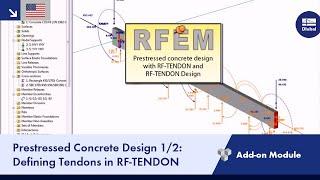 Dlubal RFEM - Prestressed Concrete Design 1/2: Defining Tendons in RF-TENDON