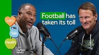 John Barnes and Teddy Sheringham talk about their careers, mental health and fitness in retirement