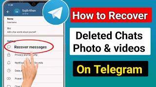 Deleted Telegram Messages Recovery | Restore Deleted Telegram Chats