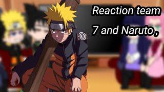 реакция друзей Наруто на будущее. Reaction team 7 is Naruto.  Gacha club 1 часть