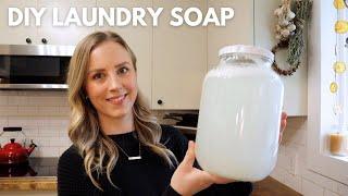 DIY LAUNDRY SOAP | Easy Non-Toxic Laundry Detergent Recipe