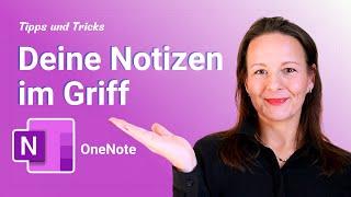 OneNote effektiv nutzen: 15 Tipps für deine Notizen