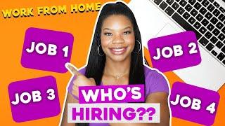 4 Hiring Immediately Work-From-Home Jobs | Overnight, No Experience, & CSR Jobs | Apply Now!