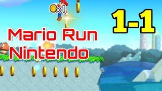 Mario Run World 1-1 Nintendo / Super Mario New Version App games