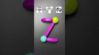 XYZ made by magnetic stick #xyz #alphabetlore #oddlysatisfying #satisfying