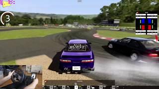 Assetto corsa Drift with Playseat + Logitech G27 Wheel Nissan 240sx 1.5jz