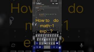 #program #code #programming #mobile #pythoncoding #mobilecoding How to math-exo..?2024.