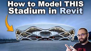 Stadium in Revit Tutorial (Zaozhuang Stadium)