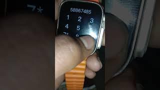 Youtube in t800 ultra smart watch #beat #bass #music #instrumental #backgroundmusic #smartwatch
