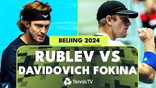 Andrey Rublev Takes On Alejandro Davidovich Fokina | Beijing 2024 Highlights