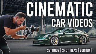 How To Shoot B-Roll For Car Videos and Instagram | Settings, Shot Ideas, and Editing Tutorial