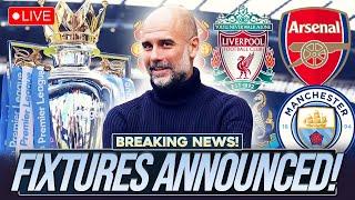 BREAKING: MAN CITY'S 25/26 PREMIER LEAGUE FIXTURES REVEALED!!