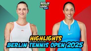 Marketa Vondrousova vs. Madison Keys Highlights R1 | Berlin Tennis Open 2025 | German Open