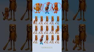 Find the odd tung sahur, ballerina capucina  #shorts #tungtungtungsahur #memes