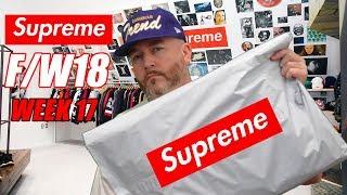 SUPREME FW18 WEEK 17 DROP !!! MY BIGGEST SUPREME PICK-UP EVER !!! UNBOXING & REVIEW !!!