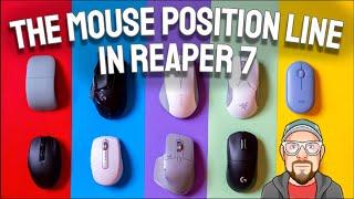 The Mouse Position Line in REAPER 7