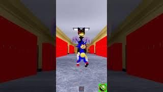 Bendy and evil cat in roblox scary elevator 2