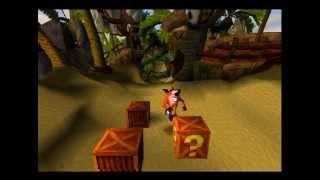 Crash Bandicoot - Stage 1: N. Sanity Beach (Gem Get)