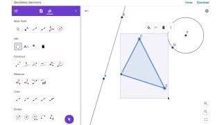 Using the EDIT Tools in Geometry App