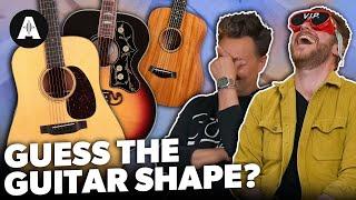 Can We Guess Acoustic Guitar Body Types Blindfolded!?