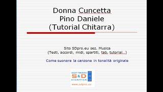 Donna Cuncetta - Pino Daniele (Tutorial chitarra)