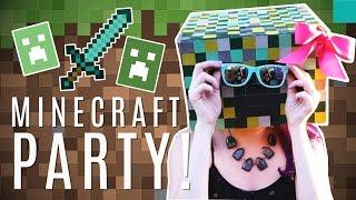 We Went to a Minecraft Party! 