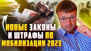 Новые Штрафы и Законы Касательно Мобилизации 2023