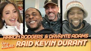 Aaron Rodgers, Davante Adams RAID Kevin Durant - Kay Adams Interview 