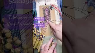 Have you tried this bobbin lace pattern yet?  #bobbinlace #diy #fiberart #bookmark