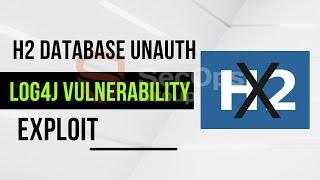 h2 database unauth web console access | h2 database #log4j