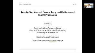 Twenty-Five Years of Sensor Array and Multichannel Signal Processing