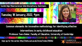 S Baker: An innovative methodology for identifying effective practices in early childhood education