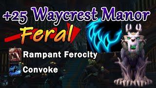 Hekili Feral +25 Waycrest Manor - Gameplay & Commentary