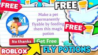 How to Get FREE FLY POTIONS and RIDE POTIONS in Adopt Me! Working 2020