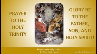 Prayer to the Holy Trinity