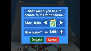 Donating 1000 Star Jelly To Charity Best Reward