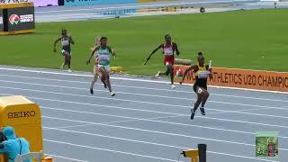 4x100M Relay -Tia and Tina Clayton (Twins) Break Jr World record at CARIFTA games 2022 Jamaica 