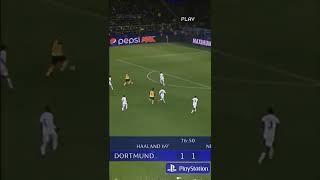 Haaland launched a comet against PSG ️
