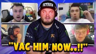 CS Pros React To VAC BAN FLUSHA Plays