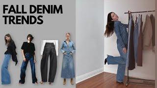 How to style the Fall 2024 denim trends: which ones are cute & which ones suck??! ￼￼