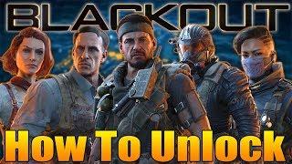 How to Unlock Characters in Blackout Battle Royale?