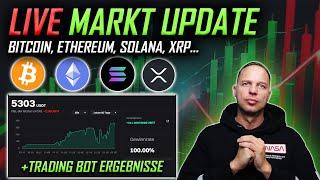 LIVE Trading + Markt Update & Trading Bot Ergebnisse | Bitcoin Ethereum XRP News