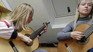 A. Popp "Love is Blue (L'Amour est Bleu) - guitar duo