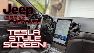 Workshop 12 QHD 2K 14.4" Tesla Style Screen || JEEP Grand Cherokee || Installation Video