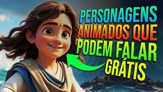 CRIE PERSONAGENS ANIMADOS QUE FALAM COM IA GRÁTIS PARA CANAL DARK