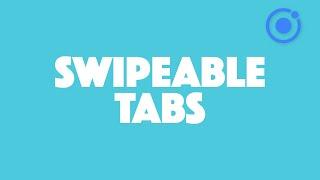 Implementing a Swipeable Tab Bar in Ionic 4