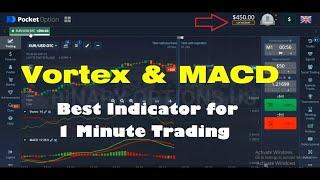 Surprising Method | Vortex & MACD | Best Indicator for 1 Minute Trading